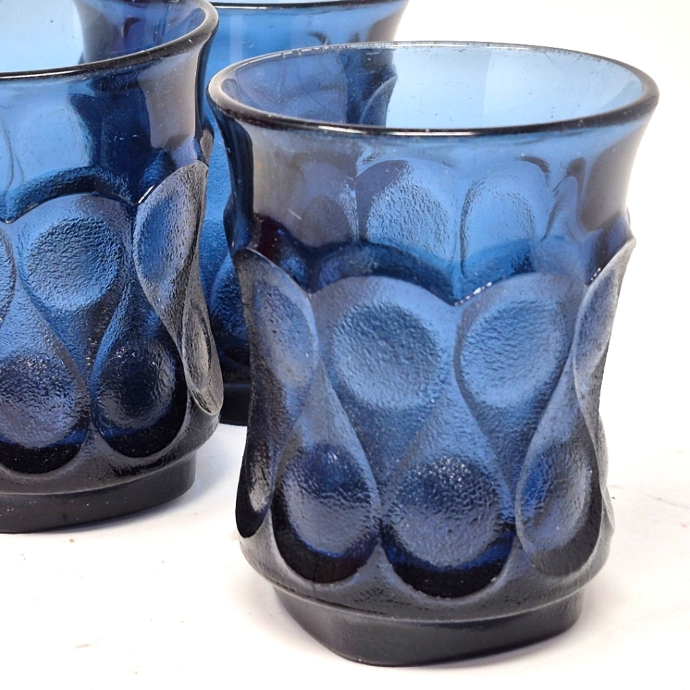 Vintage Noritake Spotlight Blue Tumblers